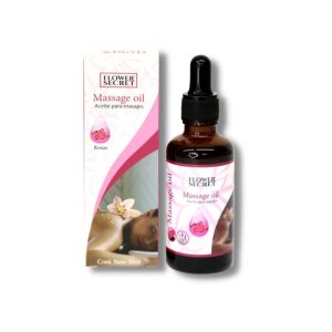Aceite para masajes con gotero - Rosas